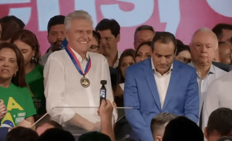 Caiado lança pré-candidatura e prega "trabalho árduo" contra criminalidade