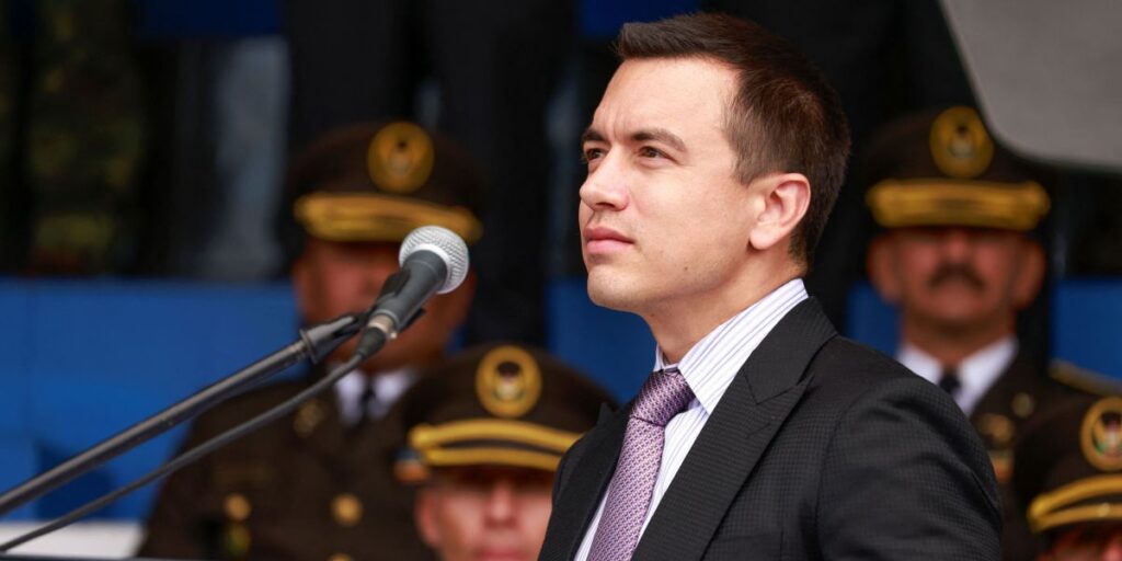 Daniel Noboa é reeleito presidente do Equador