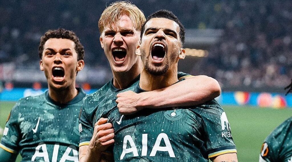 Tottenham vence o Frankfurt fora e se garante na semifinal da Europa League