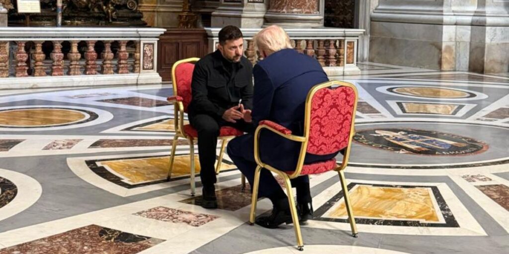 Trump teve reunião “muito produtiva” com Zelensky antes do funeral do papa